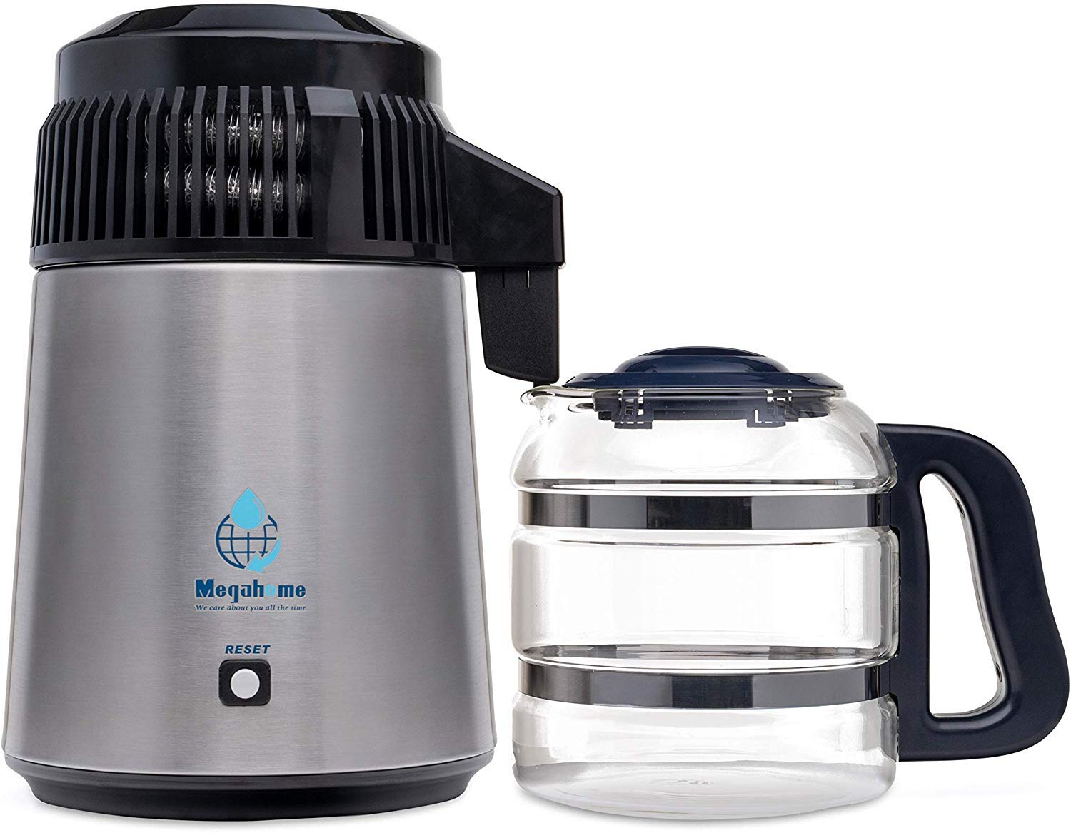 蒸留水器 MH943S-10M(W) Amazon.com: MH943SBS Megahome Heavy Duty Distiller, Glass